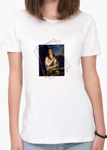 Футболка жіноча Марія Магдалина Карантин (Mary Magdalene Quarantine) Білий (8976-1413) XXL MobiPrint - (216195130)