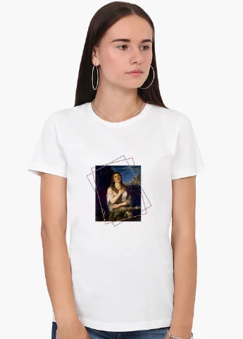 Футболка жіноча Марія Магдалина Карантин (Mary Magdalene Quarantine) Білий (8976-1413) XXL MobiPrint - (216195130)