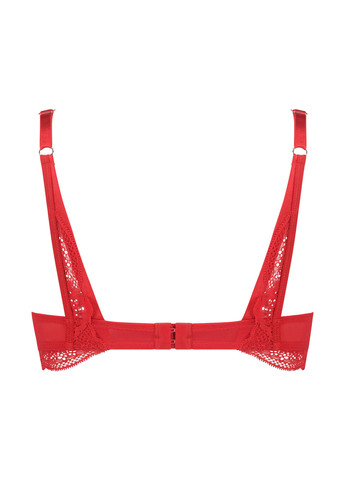 Красный бралетт бюстгальтер Hunkemoller без косточек полиамид