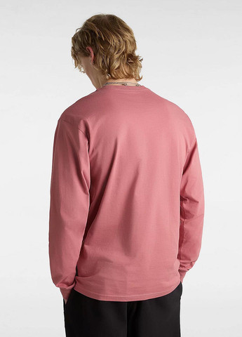 Лонгслів Vans череп рожево-коричневий кежуали бавовна, трикотаж