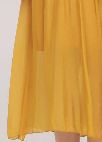 Жовтий кежуал сукня в стилі армпір Sarah Chole однотонна
