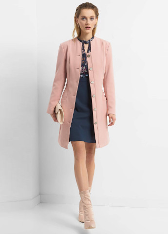Бледно-розовое демисезонное Пальто Orsay