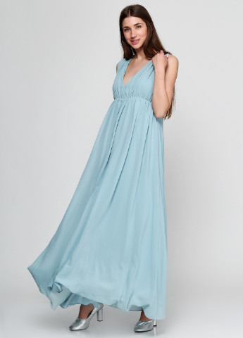 Голубое вечернее платье Glamorous однотонное