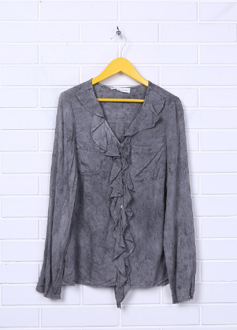 Блуза Alligalli з довгим рукавом сіра кежуал