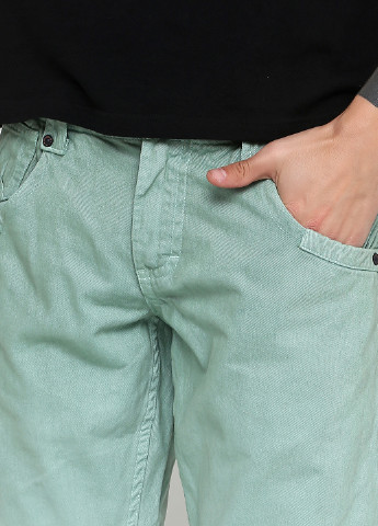 Мятные демисезонные прямые джинсы Custo Barcelona