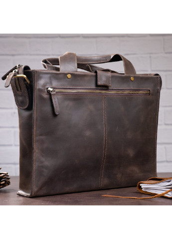 Мужская кожаная сумка 35х27х7,5 см Shvigel (252129070)