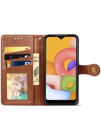 Шкіряний чохол книжка Gallant (PU) для Huawei P Smart (2021) / Y7a Коричневий (is_00000041360_2) Getman (250499515)