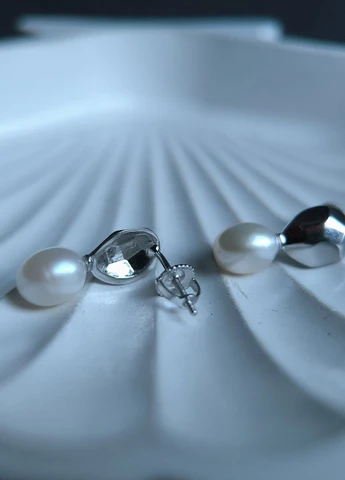 Серьги Silver Flame (350941488)