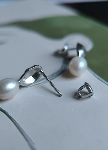 Серьги Silver Flame (350941488)