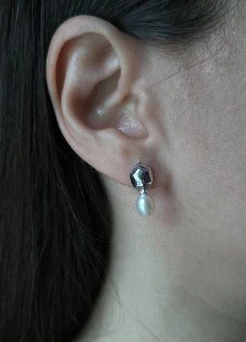 Серьги Silver Flame (350941488)