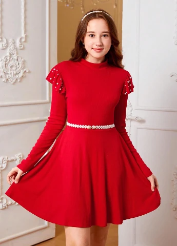 Червона сукня SHEIN (346395961)