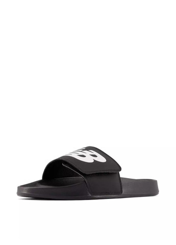 Черные пляжные, кэжуал шлепанцы New Balance