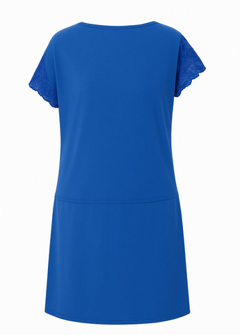 Синя кежуал сукня а-силует Sassofono однотонна