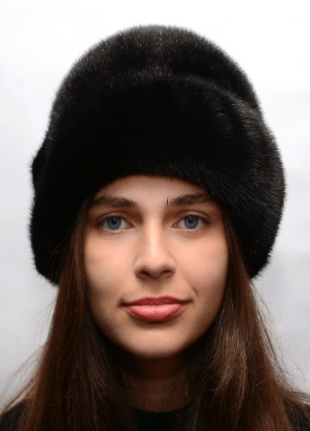 Женская зимняя норковая цельная шляпа Меховой Стиль роза (228994539)