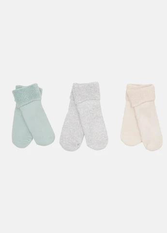 Комбинированные носки (4 пары) H&M меланжи (248040226)