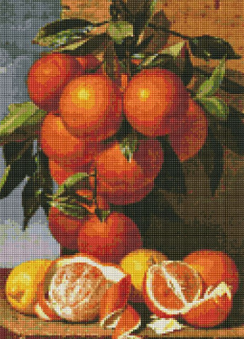 Алмазна мозаїка. Апельсини та лимони. 40х50см. AMO7246. Ідейка Идейка (254178116)