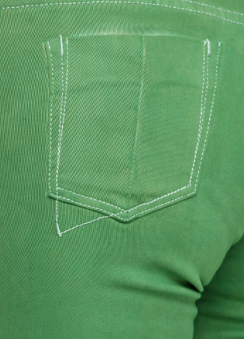 Зеленые джинсовые летние зауженные брюки Silvian Heach