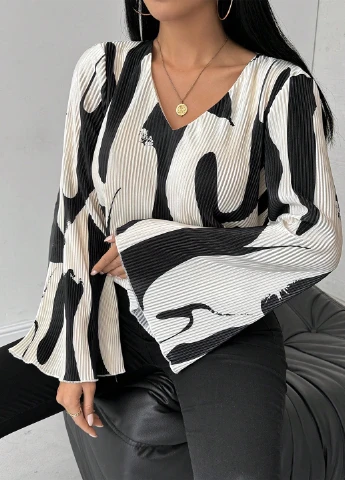 Комбінована блуза SHEIN