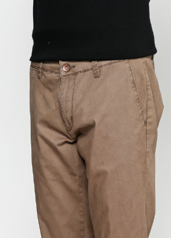 Темно-бежевые кэжуал летние прямые брюки Madoc