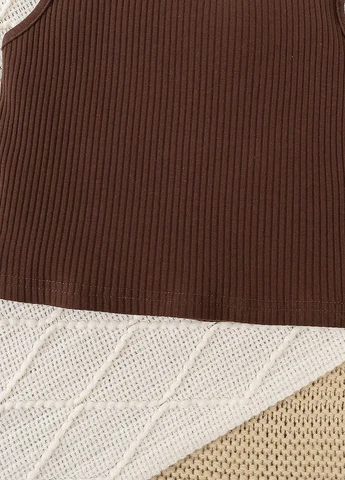 Комбинированный летний костюм (майка, брюки) SHEIN