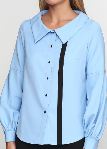 Голубая демисезонная блуза SP8
