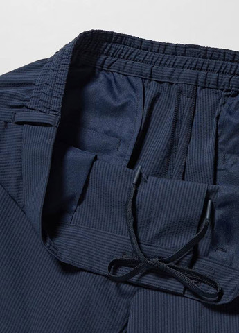 Синие кэжуал демисезонные брюки Uniqlo