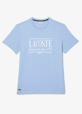 Блакитна футболка Lacoste