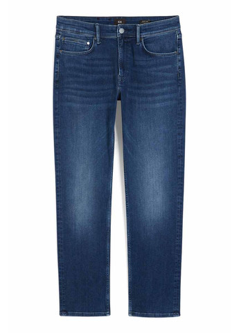 Синие демисезонные зауженные джинсы C&A