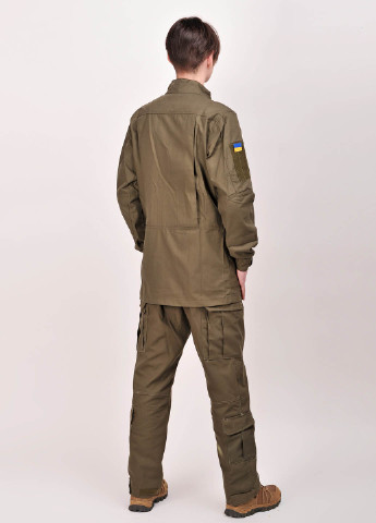 Оливковый демисезонный костюм (куртка, брюки) брючный Nation Gear