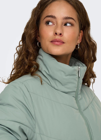 Оливковая демисезонная куртка Only