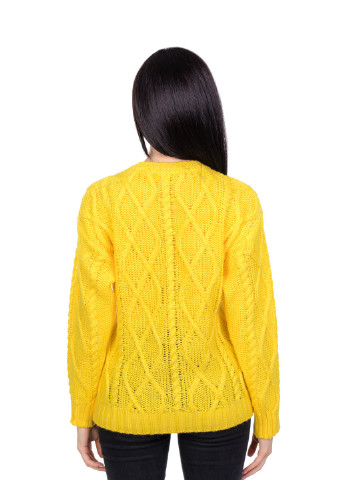 Жовтий зимовий джемпер жіночий Bakhur