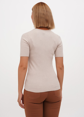 Бежевый летний джемпер джемпер Sassofono