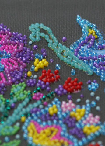 Набор для вышивки бисером на натуральном художественном холсте "Чашка со счастьем" Абрис Арт AB-842 Abris Art (255337304)