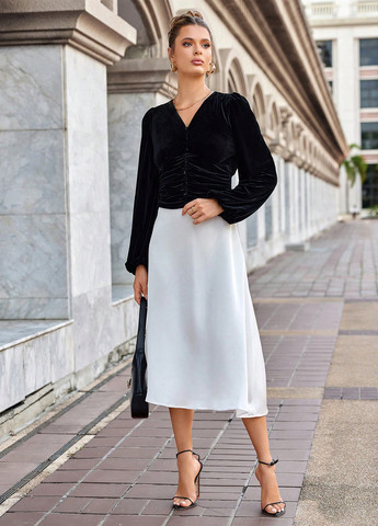 Чёрная блуза SHEIN