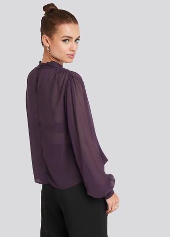 Фіолетова демісезонна блуза NA-KD