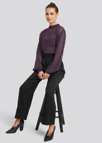 Фіолетова демісезонна блуза NA-KD