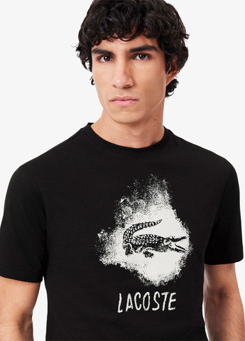 Чорна футболка Lacoste Ultra Dry