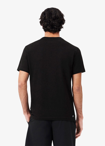 Чорна футболка Lacoste Ultra Dry