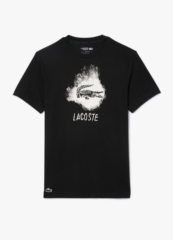 Чорна футболка Lacoste Ultra Dry
