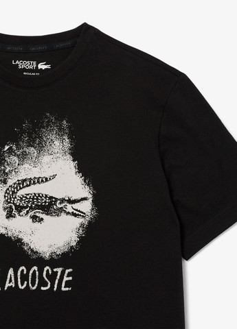 Чорна футболка Lacoste Ultra Dry