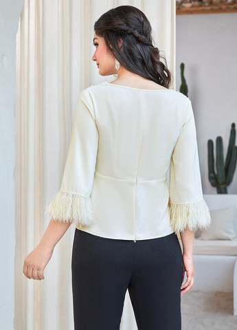 Айвір блуза з баскою SHEIN