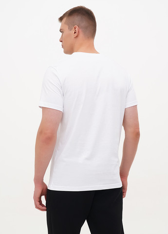 Белая белая мужская базовая футболка KASTA design