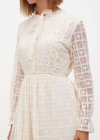 Молочна кежуал сукня Minus однотонна