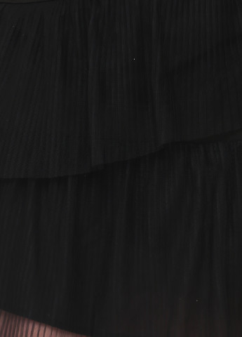 Чорна коктейльна сукня NN однотонна