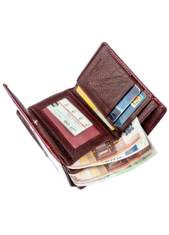 Женский кожаный кошелек 13х8 см st leather (252127038)