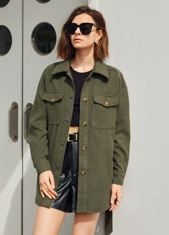 Куртка-сорочка SHEIN (316158336)