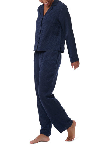 Синя всесезон піжама (сорочка, штани) кофта + брюки Tommy Hilfiger