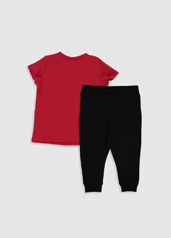 Красный летний комплект (футболка, брюки) LC Waikiki
