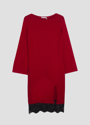 Красное кэжуал платье MINT&BERRY однотонное
