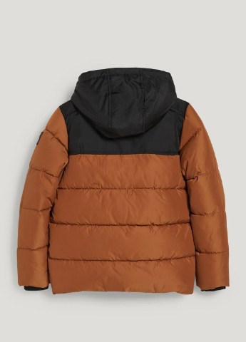 Коричневая зимняя зимняя куртка для мальчика хаки 2175724 C&A